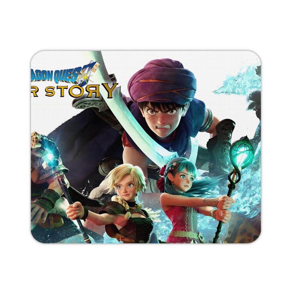 （画像用） ドラゴンクエスト Doragon Kuesuto Dragon Quest マウスパッド ステッチ加工 ラバー素材 防水 滑り止め 超薄型 ゲーミング/オフィス対応