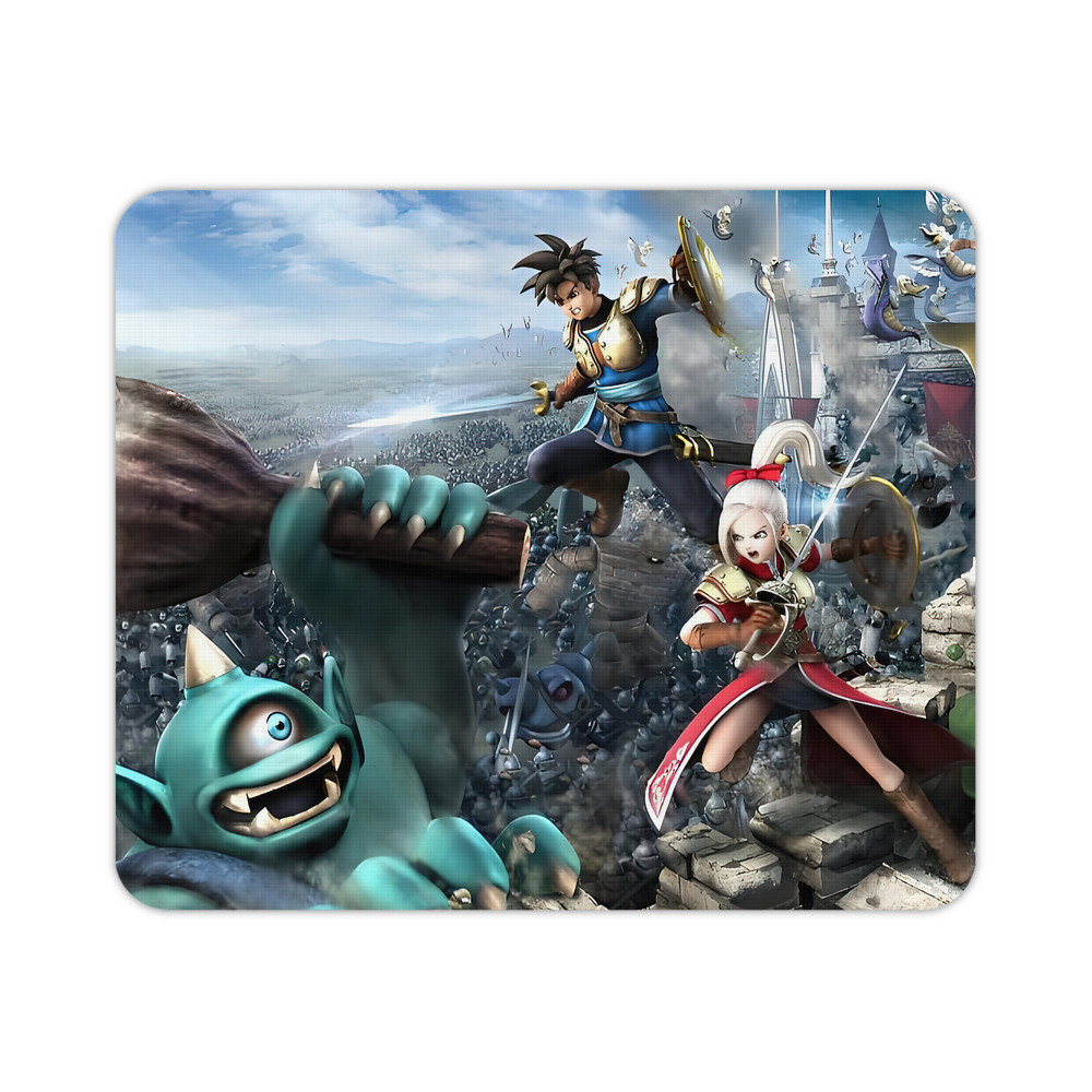 （画像用） ドラゴンクエスト Doragon Kuesuto Dragon Quest マウスパッド ステッチ加工 ラバー素材 防水 滑り止め 超薄型 ゲーミング/オフィス対応