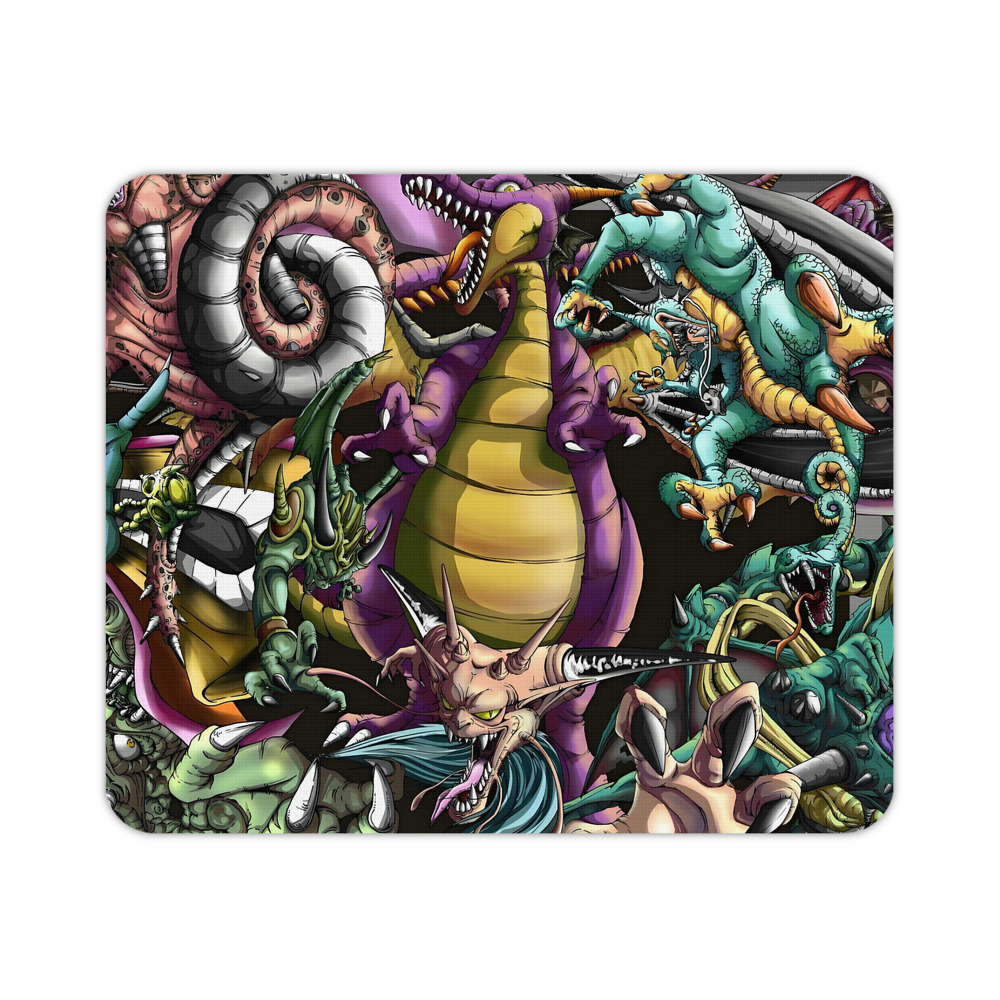 （画像用） ドラゴンクエスト Doragon Kuesuto Dragon Quest マウスパッド ステッチ加工 ラバー素材 防水 滑り止め 超薄型 ゲーミング/オフィス対応