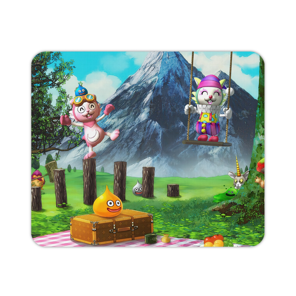 （画像用） ドラゴンクエスト Doragon Kuesuto Dragon Quest マウスパッド ステッチ加工 ラバー素材 防水 滑り止め 超薄型 ゲーミング/オフィス対応