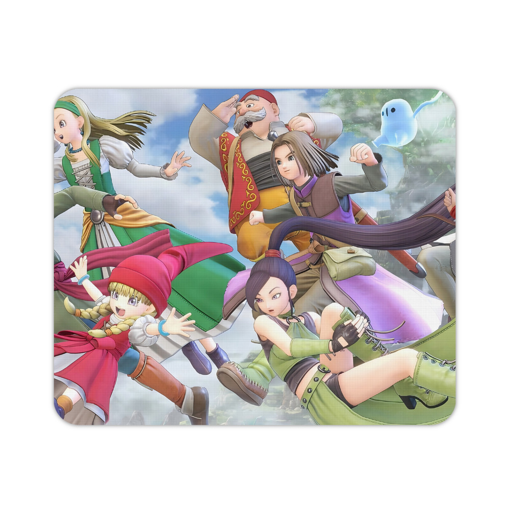 （画像用） ドラゴンクエスト Doragon Kuesuto Dragon Quest マウスパッド ステッチ加工 ラバー素材 防水 滑り止め 超薄型 ゲーミング/オフィス対応
