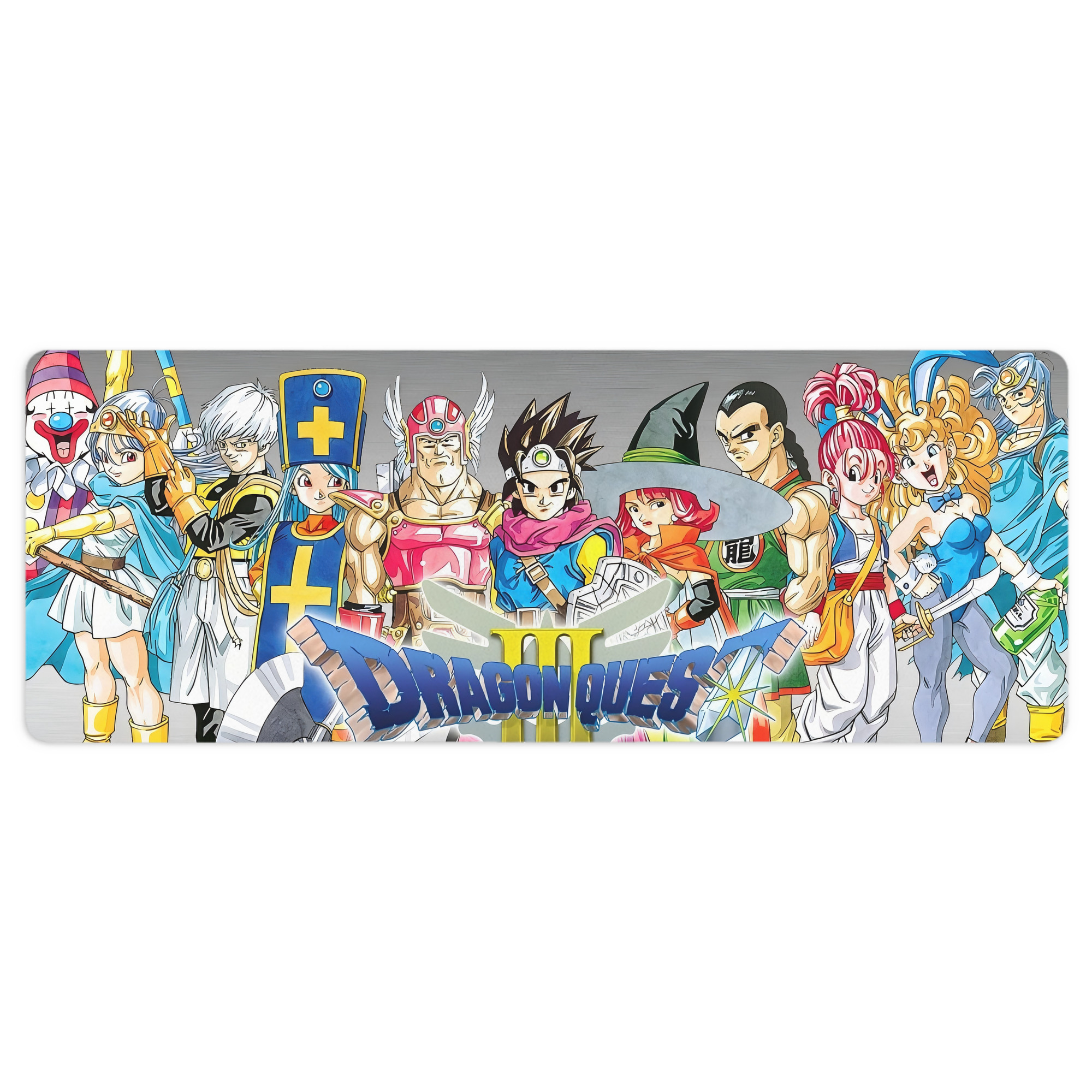 （画像用） ドラゴンクエスト Doragon Kuesuto Dragon Quest ステッチ加工 大判デスクマット／滑り止めマウスパッド