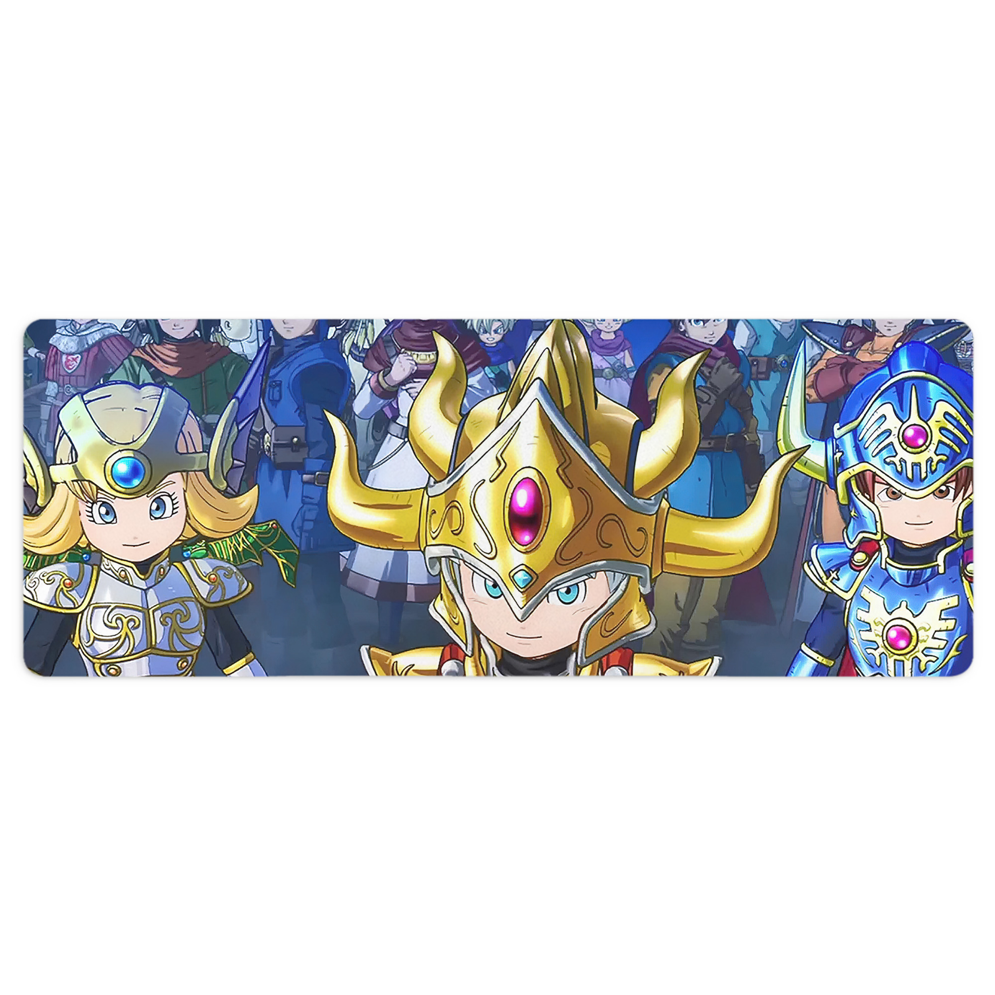 （画像用） ドラゴンクエスト Doragon Kuesuto Dragon Quest ステッチ加工 大判デスクマット／滑り止めマウスパッド