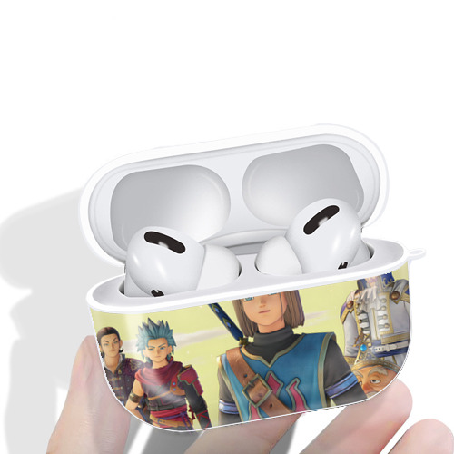 ドラゴンクエスト Doragon Kuesuto Dragon Quest 【AirPods Pro用】ハードシェル保護ケース 耐衝撃・防指紋・カラビナ付き商品仕様