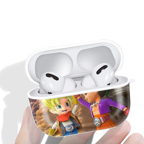 ドラゴンクエスト Doragon Kuesuto Dragon Quest 【AirPods Pro用】ハードシェル保護ケース 耐衝撃・防指紋・カラビナ付き商品仕様