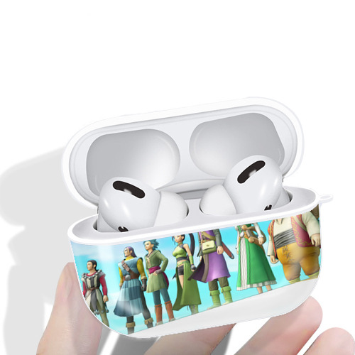 ドラゴンクエスト Doragon Kuesuto Dragon Quest 【AirPods Pro用】ハードシェル保護ケース 耐衝撃・防指紋・カラビナ付き商品仕様