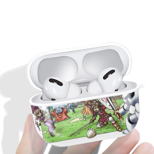 ドラゴンクエスト Doragon Kuesuto Dragon Quest 【AirPods Pro用】ハードシェル保護ケース 耐衝撃・防指紋・カラビナ付き商品仕様