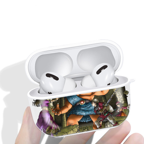 ドラゴンクエスト Doragon Kuesuto Dragon Quest 【AirPods Pro用】ハードシェル保護ケース 耐衝撃・防指紋・カラビナ付き商品仕様