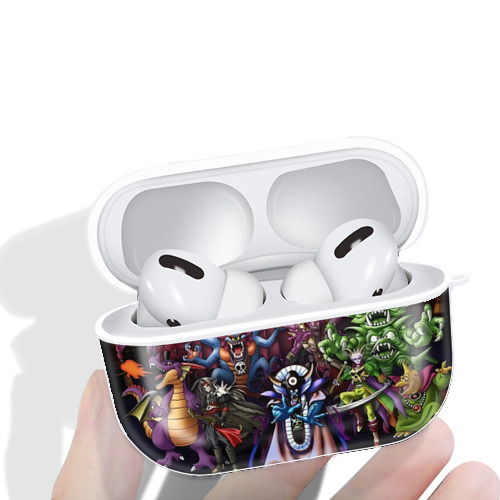 ドラゴンクエスト Doragon Kuesuto Dragon Quest 【AirPods Pro用】ハードシェル保護ケース 耐衝撃・防指紋・カラビナ付き商品仕様