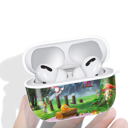ドラゴンクエスト Doragon Kuesuto Dragon Quest 【AirPods Pro用】ハードシェル保護ケース 耐衝撃・防指紋・カラビナ付き商品仕様