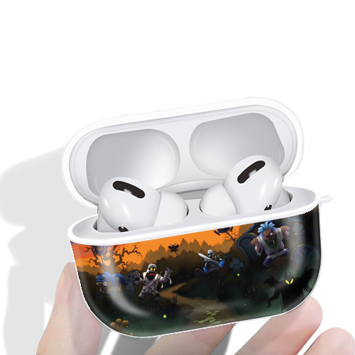 ドラゴンクエスト Doragon Kuesuto Dragon Quest 【AirPods Pro用】ハードシェル保護ケース 耐衝撃・防指紋・カラビナ付き商品仕様