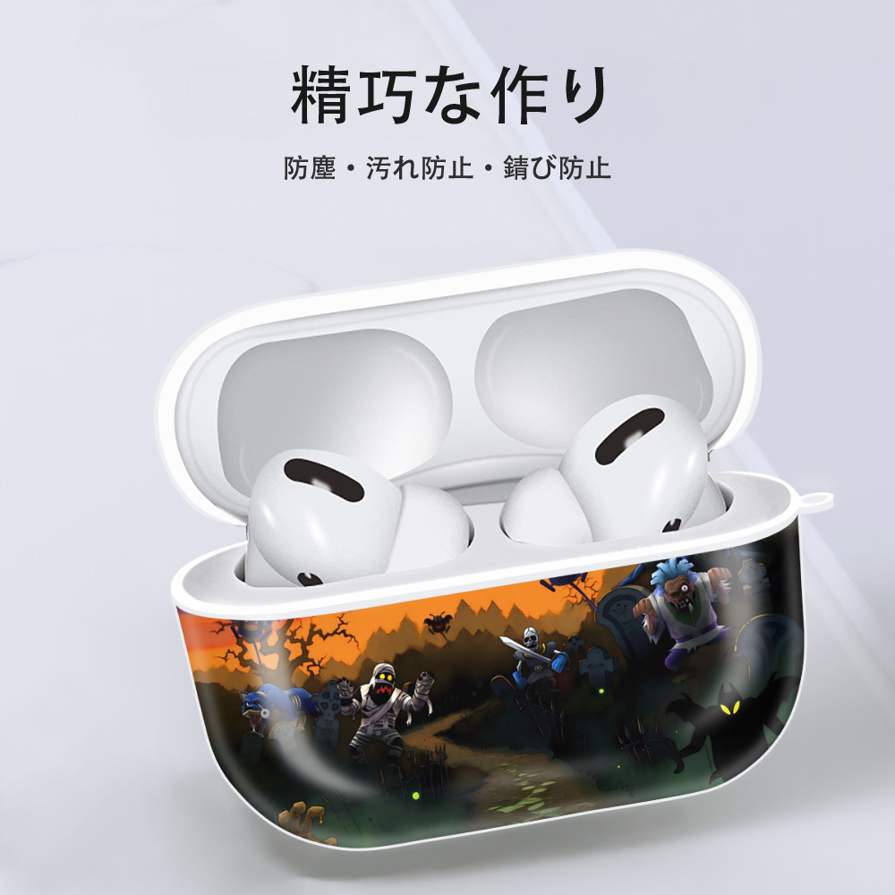 ドラゴンクエスト Doragon Kuesuto Dragon Quest 【AirPods Pro用】ハードシェル保護ケース 耐衝撃・防指紋・カラビナ付き商品仕様