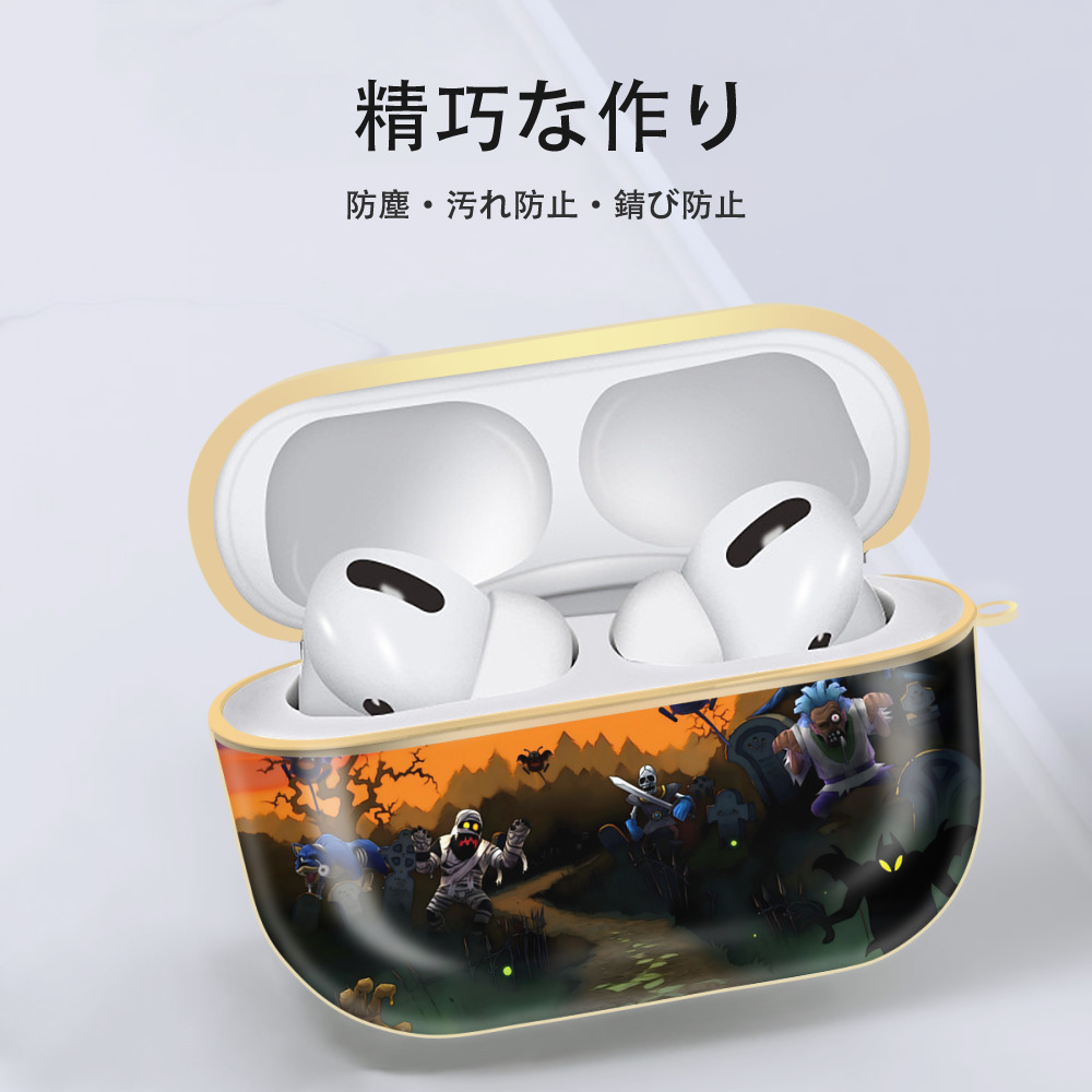 ドラゴンクエスト Doragon Kuesuto Dragon Quest 【AirPods Pro用】ハードシェル保護ケース｜耐衝撃・防指紋・カラビナ付き商品仕様