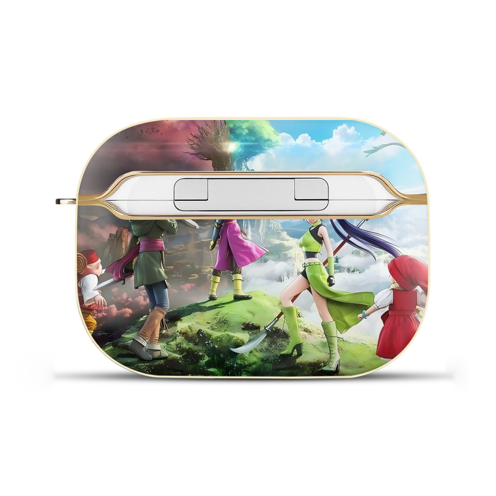 （画像用） ドラゴンクエスト Doragon Kuesuto Dragon Quest 【AirPods Pro用】ハードシェル保護ケース｜耐衝撃・防指紋・カラビナ付き商品仕様