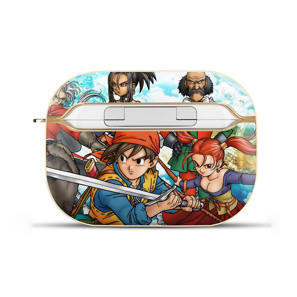 （画像用） ドラゴンクエスト Doragon Kuesuto Dragon Quest 【AirPods Pro用】ハードシェル保護ケース｜耐衝撃・防指紋・カラビナ付き商品仕様