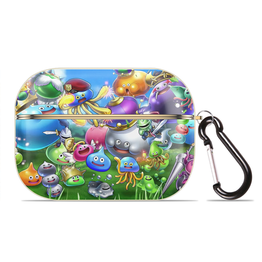（画像用） ドラゴンクエスト Doragon Kuesuto Dragon Quest 【AirPods Pro用】ハードシェル保護ケース｜耐衝撃・防指紋・カラビナ付き商品仕様