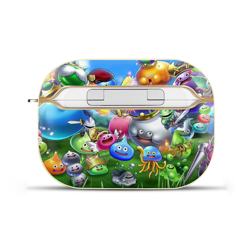 （画像用） ドラゴンクエスト Doragon Kuesuto Dragon Quest 【AirPods Pro用】ハードシェル保護ケース｜耐衝撃・防指紋・カラビナ付き商品仕様