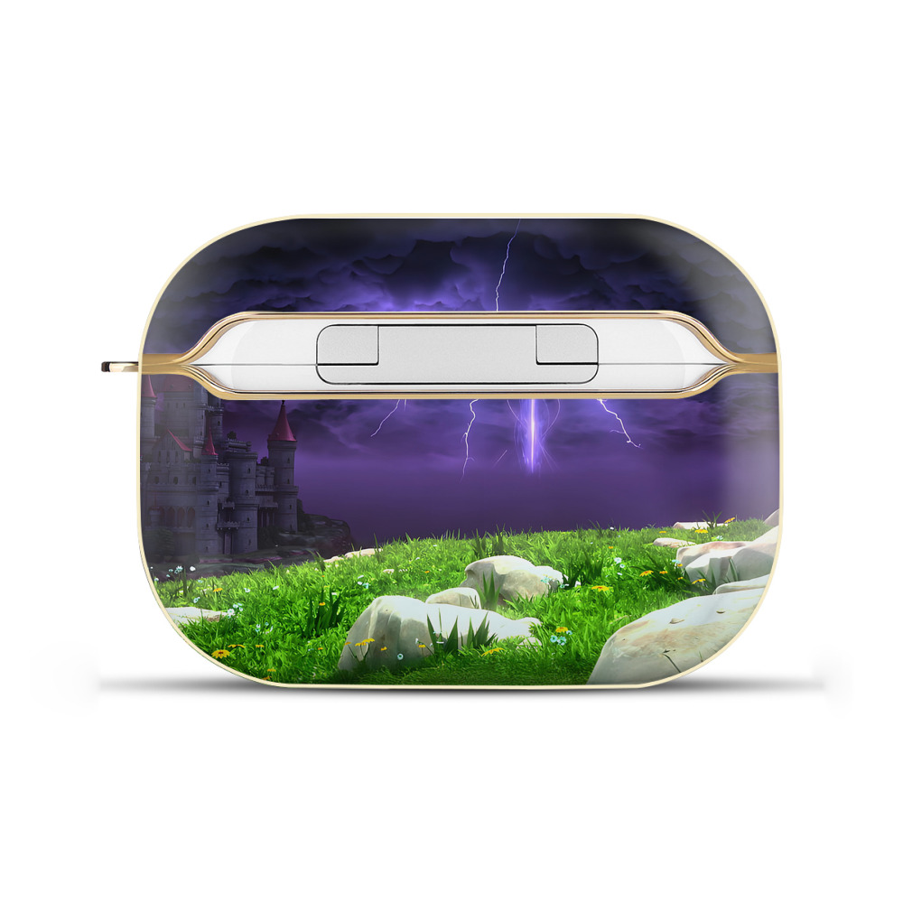 （画像用） ドラゴンクエスト Doragon Kuesuto Dragon Quest 【AirPods Pro用】ハードシェル保護ケース｜耐衝撃・防指紋・カラビナ付き商品仕様