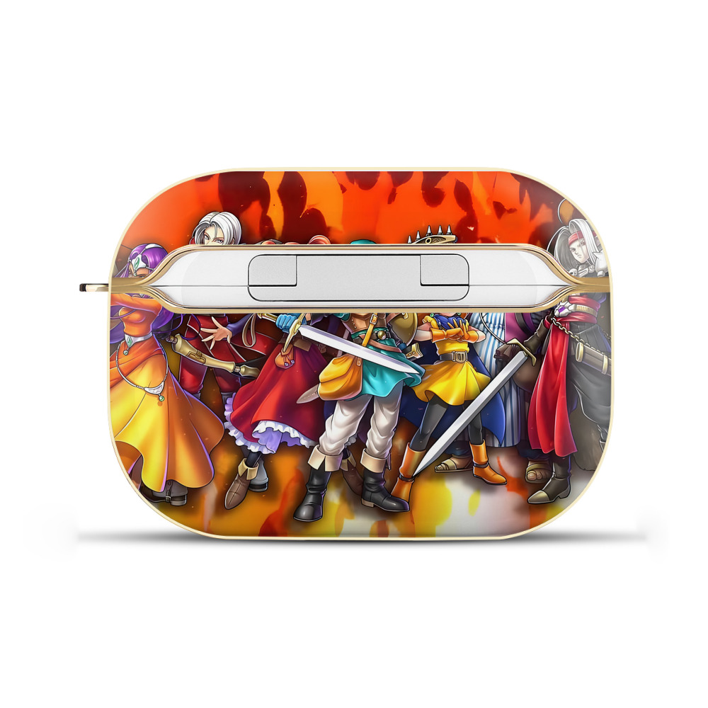 （画像用） ドラゴンクエスト Doragon Kuesuto Dragon Quest 【AirPods Pro用】ハードシェル保護ケース｜耐衝撃・防指紋・カラビナ付き商品仕様