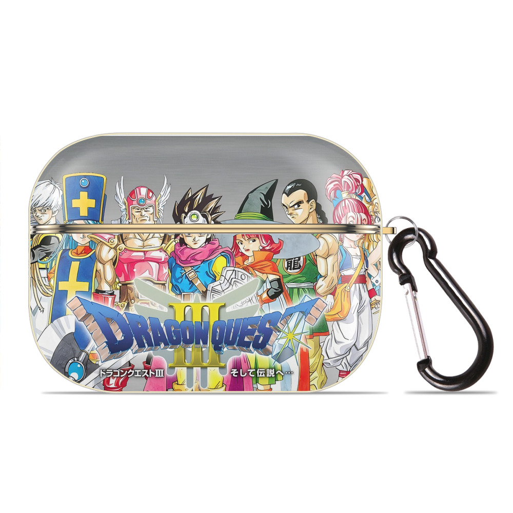 （画像用） ドラゴンクエスト Doragon Kuesuto Dragon Quest 【AirPods Pro用】ハードシェル保護ケース｜耐衝撃・防指紋・カラビナ付き商品仕様