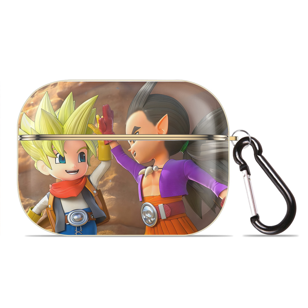 （画像用） ドラゴンクエスト Doragon Kuesuto Dragon Quest 【AirPods Pro用】ハードシェル保護ケース｜耐衝撃・防指紋・カラビナ付き商品仕様