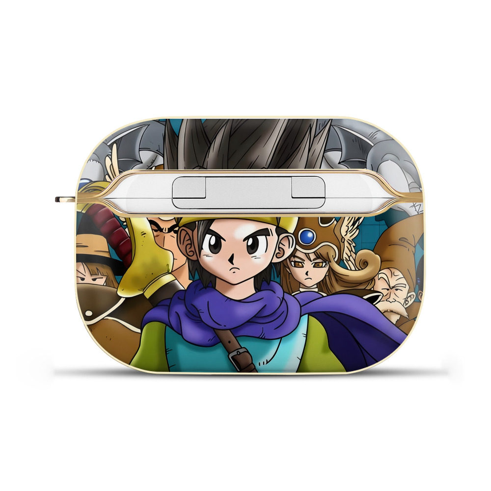（画像用） ドラゴンクエスト Doragon Kuesuto Dragon Quest 【AirPods Pro用】ハードシェル保護ケース｜耐衝撃・防指紋・カラビナ付き商品仕様
