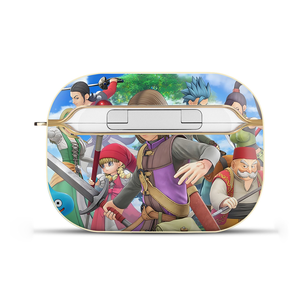 （画像用） ドラゴンクエスト Doragon Kuesuto Dragon Quest 【AirPods Pro用】ハードシェル保護ケース｜耐衝撃・防指紋・カラビナ付き商品仕様