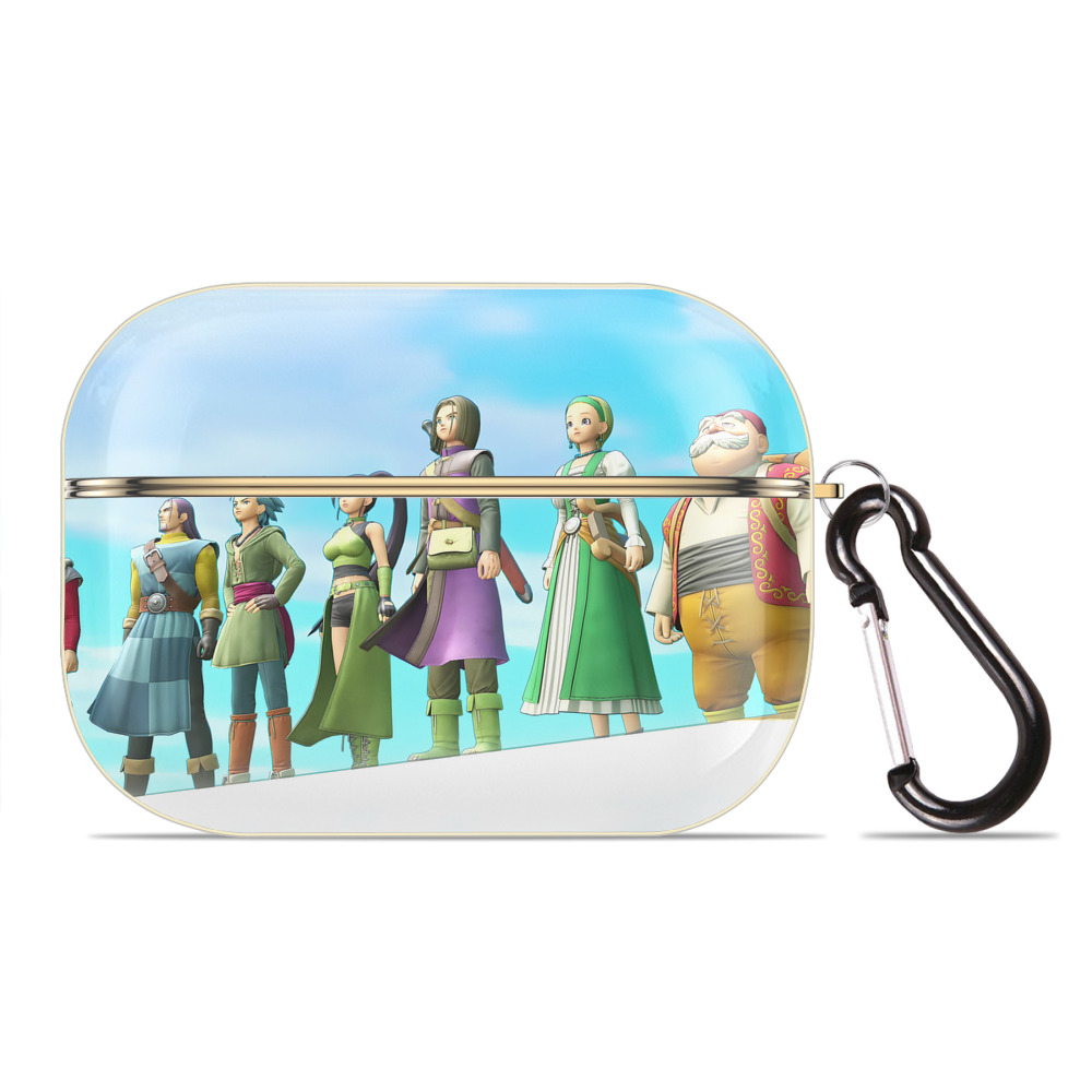 ドラゴンクエスト Doragon Kuesuto Dragon Quest 【AirPods Pro用】ハードシェル保護ケース｜耐衝撃・防指紋・カラビナ付き商品仕様