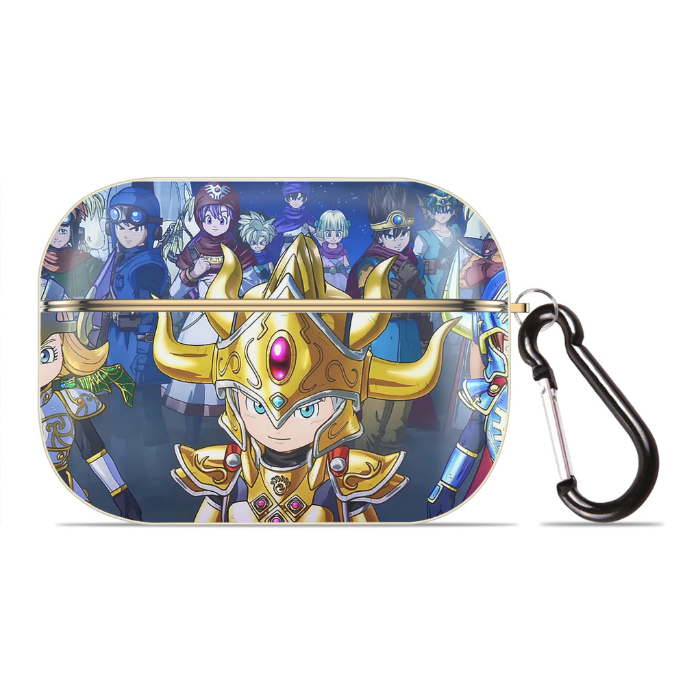 （画像用） ドラゴンクエスト Doragon Kuesuto Dragon Quest 【AirPods Pro用】ハードシェル保護ケース｜耐衝撃・防指紋・カラビナ付き商品仕様