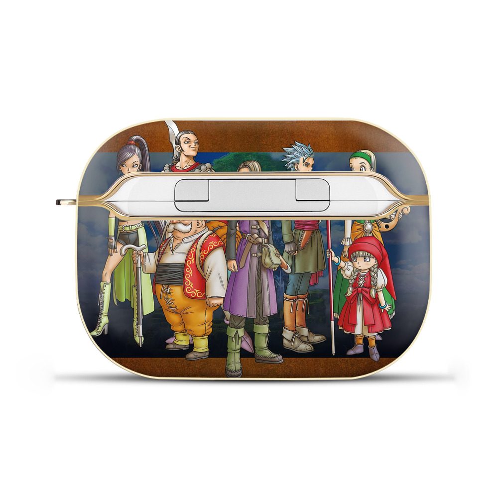 （画像用） ドラゴンクエスト Doragon Kuesuto Dragon Quest 【AirPods Pro用】ハードシェル保護ケース｜耐衝撃・防指紋・カラビナ付き商品仕様