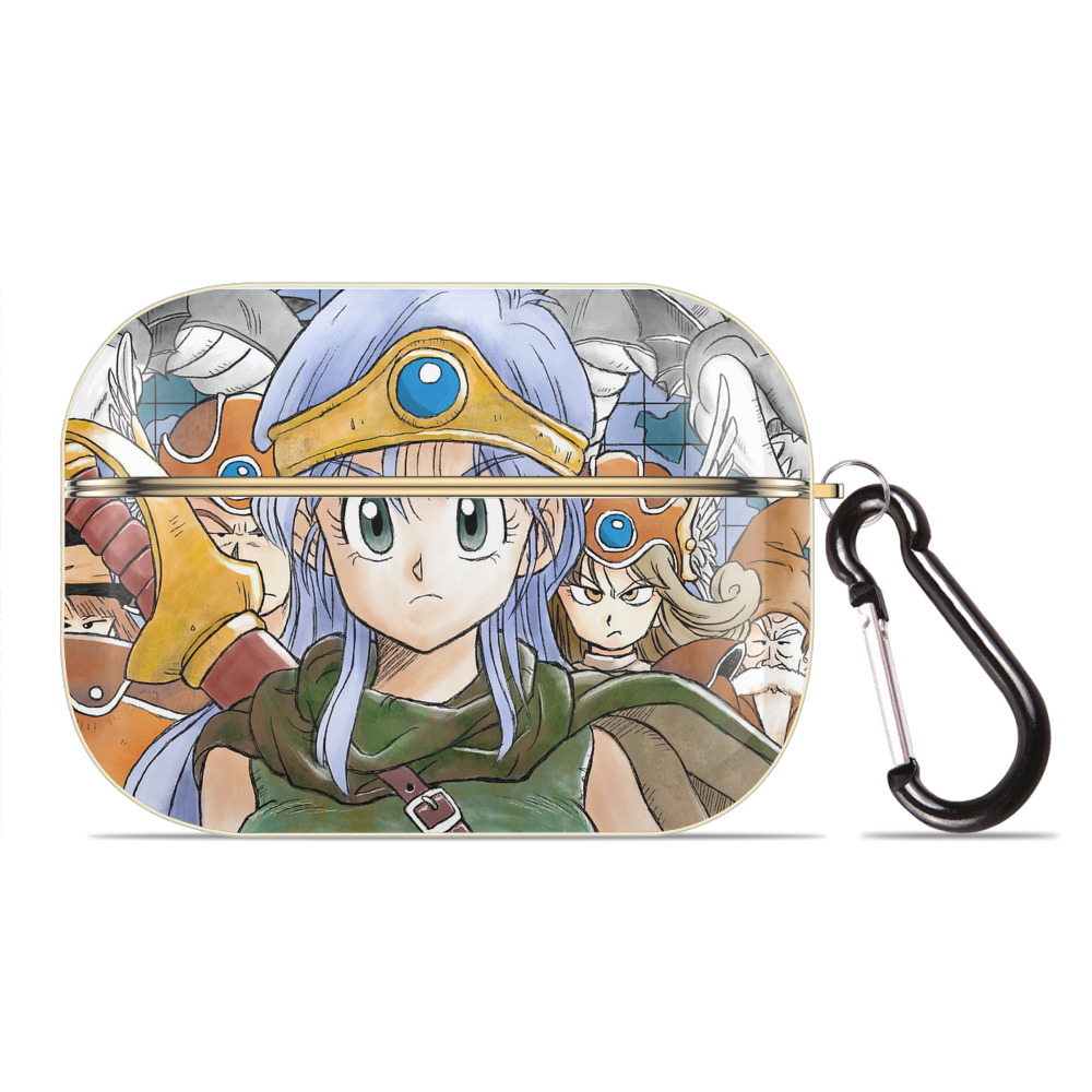 （画像用） ドラゴンクエスト Doragon Kuesuto Dragon Quest 【AirPods Pro用】ハードシェル保護ケース｜耐衝撃・防指紋・カラビナ付き商品仕様