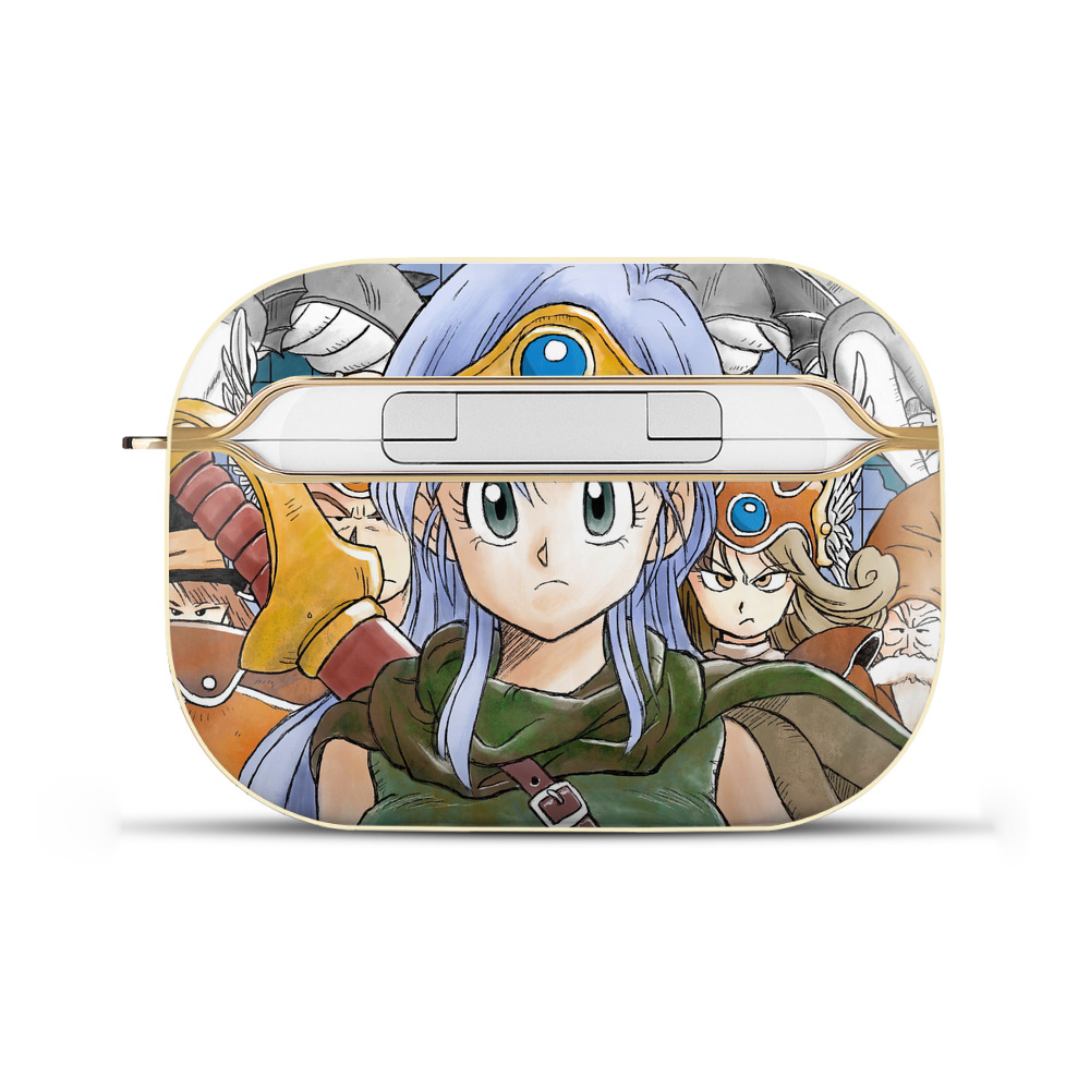 （画像用） ドラゴンクエスト Doragon Kuesuto Dragon Quest 【AirPods Pro用】ハードシェル保護ケース｜耐衝撃・防指紋・カラビナ付き商品仕様