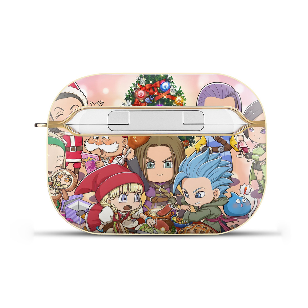 （画像用） ドラゴンクエスト Doragon Kuesuto Dragon Quest 【AirPods Pro用】ハードシェル保護ケース｜耐衝撃・防指紋・カラビナ付き商品仕様