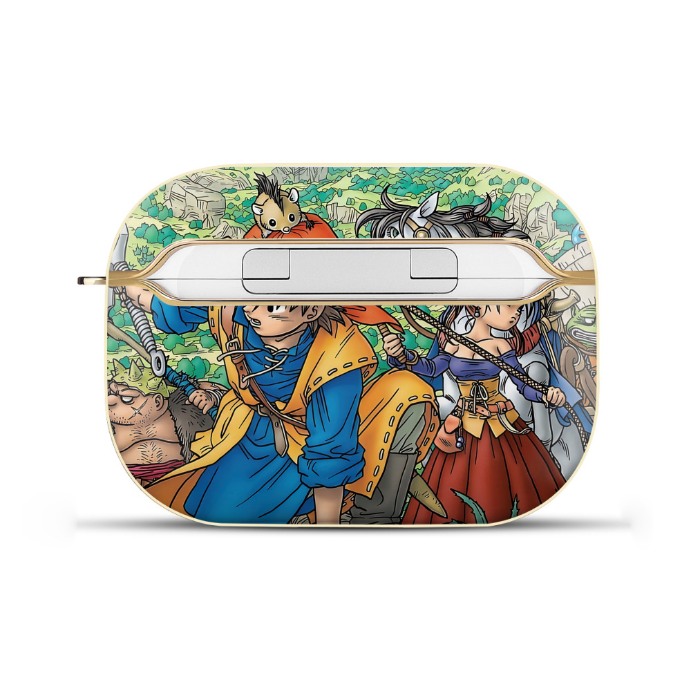 （画像用） ドラゴンクエスト Doragon Kuesuto Dragon Quest 【AirPods Pro用】ハードシェル保護ケース｜耐衝撃・防指紋・カラビナ付き商品仕様