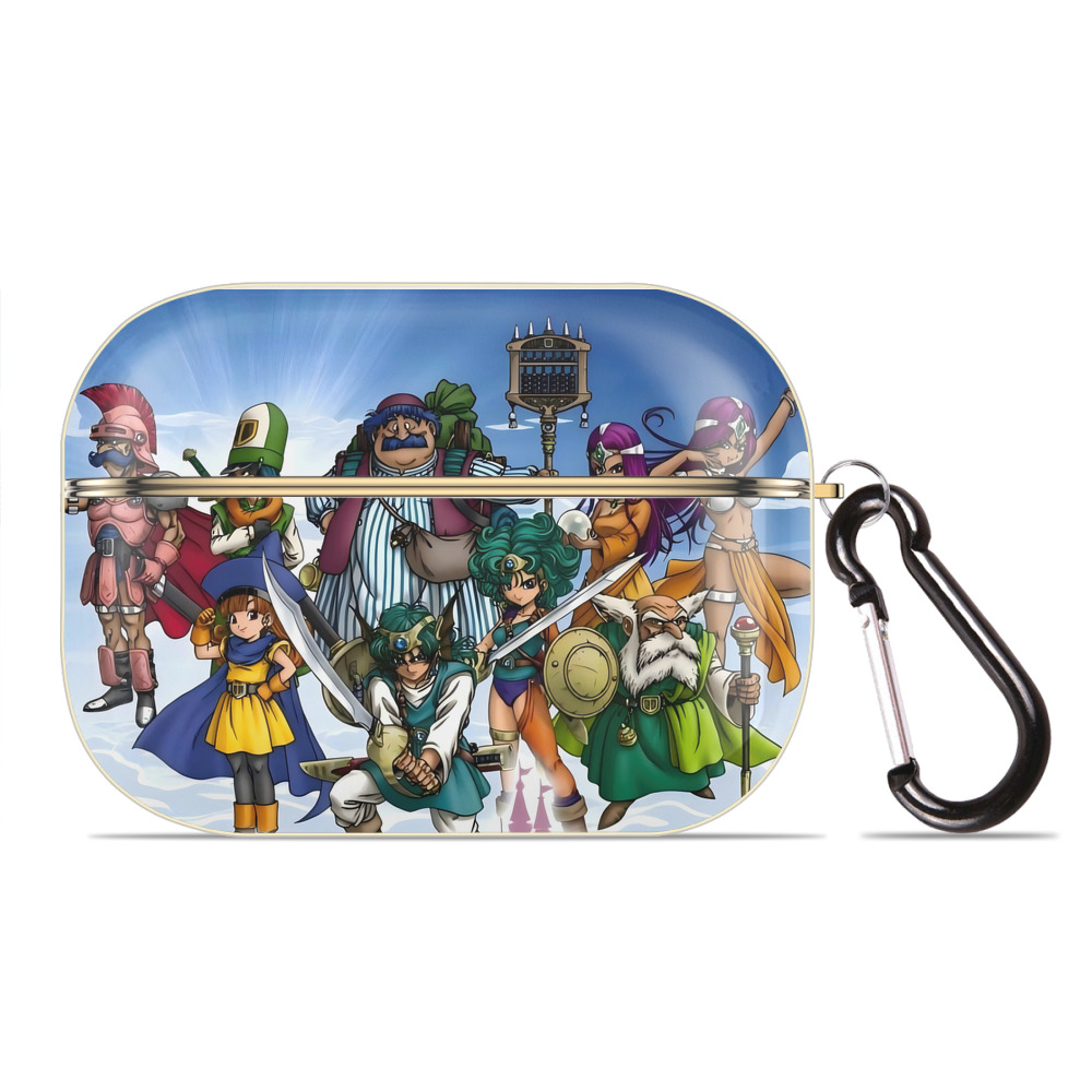 ドラゴンクエスト Doragon Kuesuto Dragon Quest 【AirPods Pro用】ハードシェル保護ケース｜耐衝撃・防指紋・カラビナ付き商品仕様