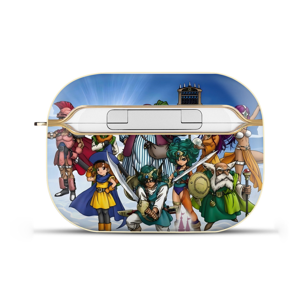 ドラゴンクエスト Doragon Kuesuto Dragon Quest 【AirPods Pro用】ハードシェル保護ケース｜耐衝撃・防指紋・カラビナ付き商品仕様