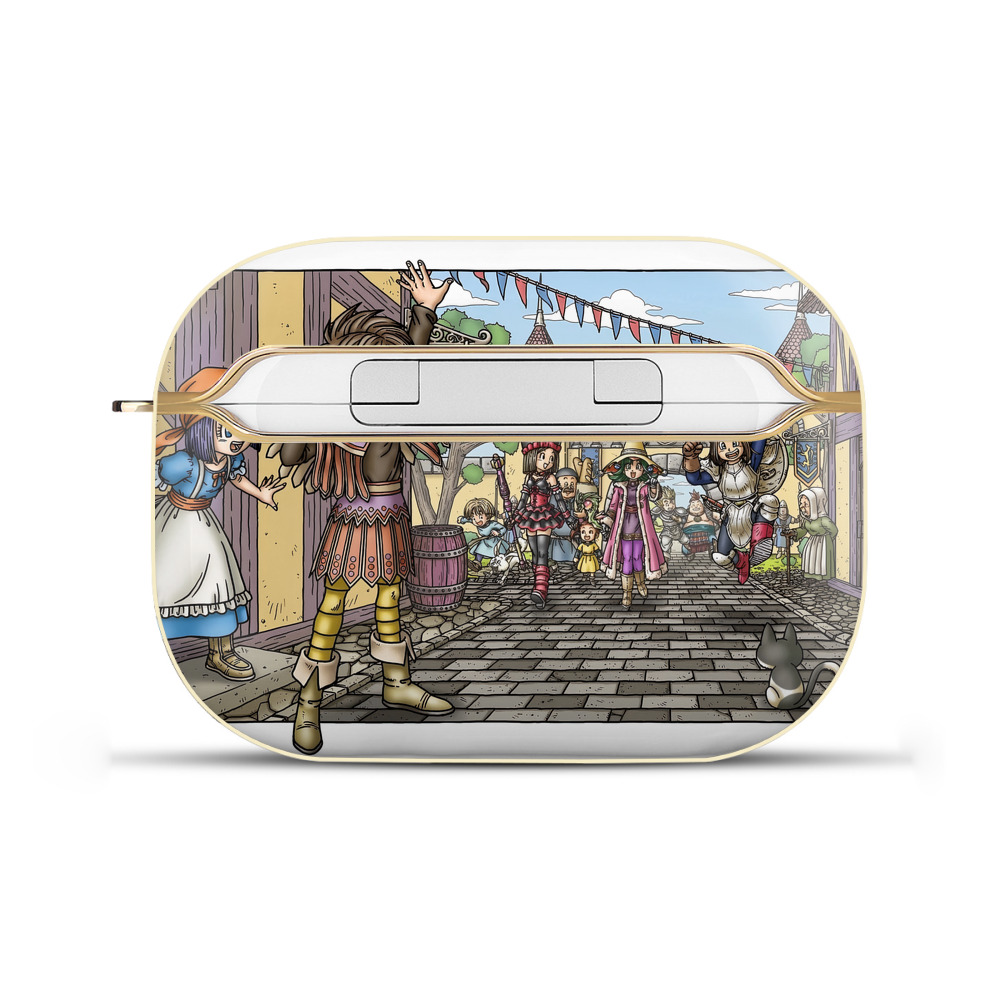 ドラゴンクエスト Doragon Kuesuto Dragon Quest 【AirPods Pro用】ハードシェル保護ケース｜耐衝撃・防指紋・カラビナ付き商品仕様