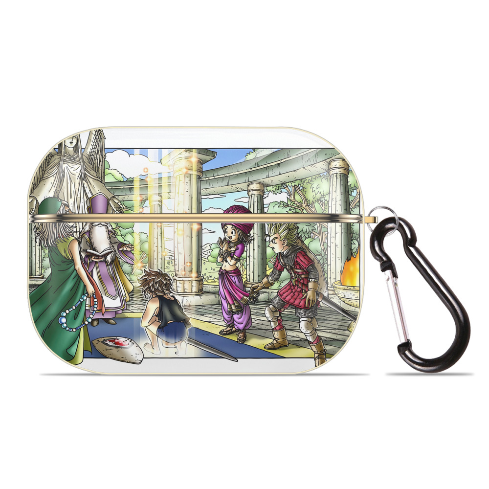 ドラゴンクエスト Doragon Kuesuto Dragon Quest 【AirPods Pro用】ハードシェル保護ケース｜耐衝撃・防指紋・カラビナ付き商品仕様
