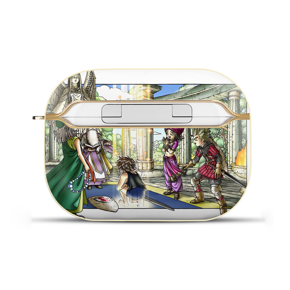 ドラゴンクエスト Doragon Kuesuto Dragon Quest 【AirPods Pro用】ハードシェル保護ケース｜耐衝撃・防指紋・カラビナ付き商品仕様