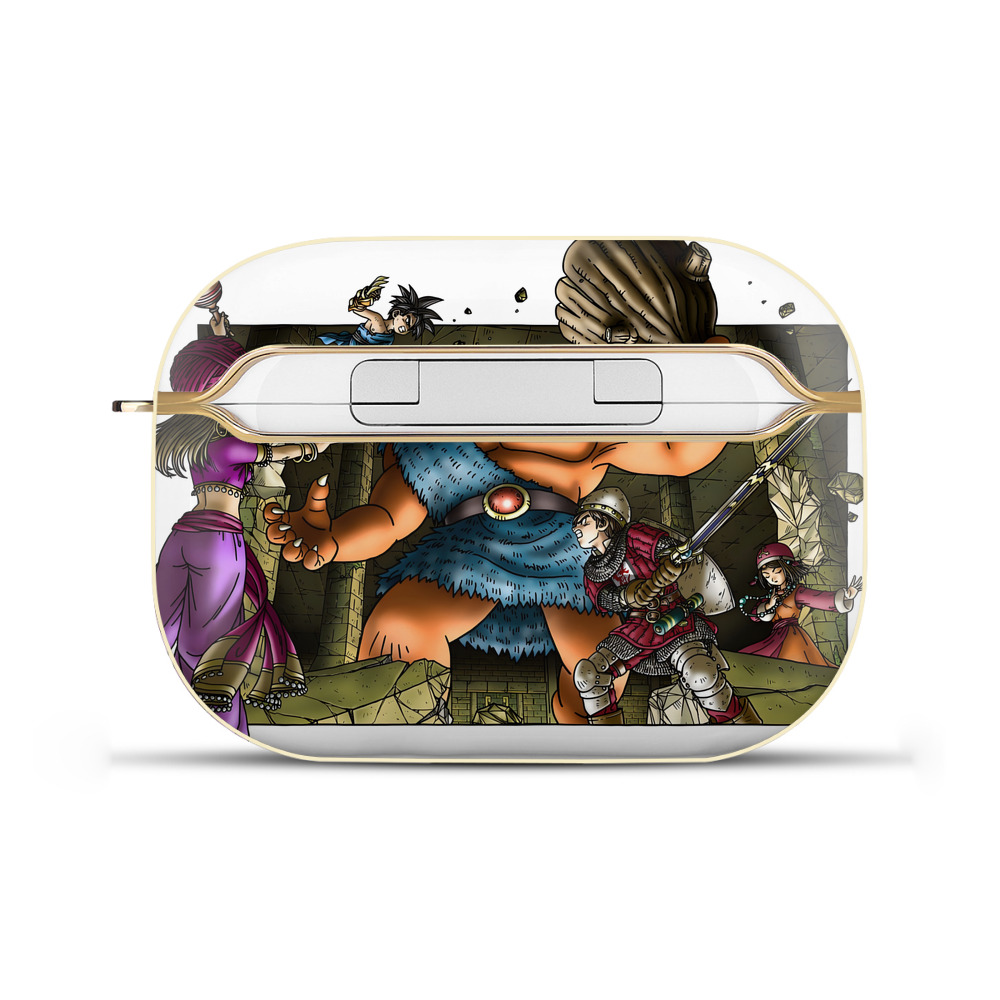 （画像用） ドラゴンクエスト Doragon Kuesuto Dragon Quest 【AirPods Pro用】ハードシェル保護ケース｜耐衝撃・防指紋・カラビナ付き商品仕様