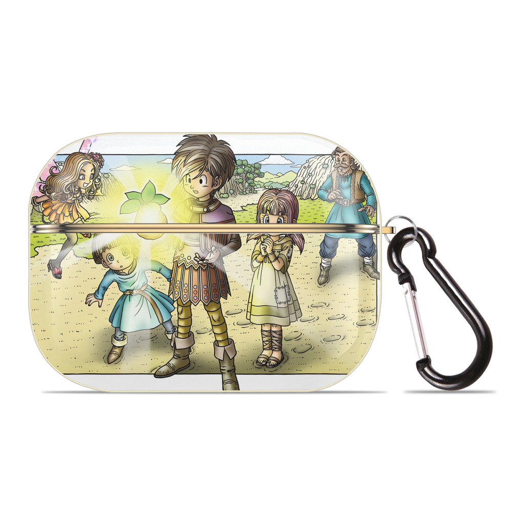 ドラゴンクエスト Doragon Kuesuto Dragon Quest 【AirPods Pro用】ハードシェル保護ケース｜耐衝撃・防指紋・カラビナ付き商品仕様