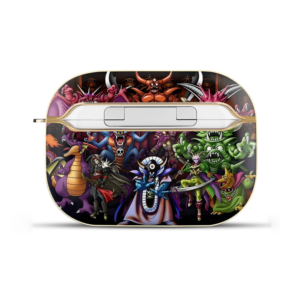 ドラゴンクエスト Doragon Kuesuto Dragon Quest 【AirPods Pro用】ハードシェル保護ケース｜耐衝撃・防指紋・カラビナ付き商品仕様