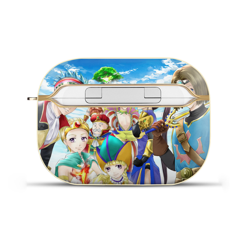 （画像用） ドラゴンクエスト Doragon Kuesuto Dragon Quest 【AirPods Pro用】ハードシェル保護ケース｜耐衝撃・防指紋・カラビナ付き商品仕様