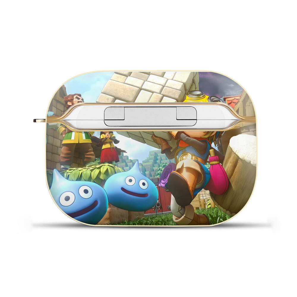 （画像用） ドラゴンクエスト Doragon Kuesuto Dragon Quest 【AirPods Pro用】ハードシェル保護ケース｜耐衝撃・防指紋・カラビナ付き商品仕様