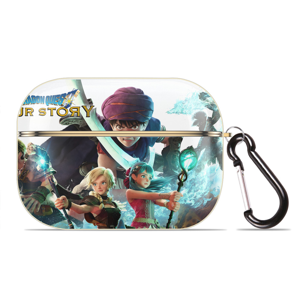 ドラゴンクエスト Doragon Kuesuto Dragon Quest 【AirPods Pro用】ハードシェル保護ケース｜耐衝撃・防指紋・カラビナ付き商品仕様