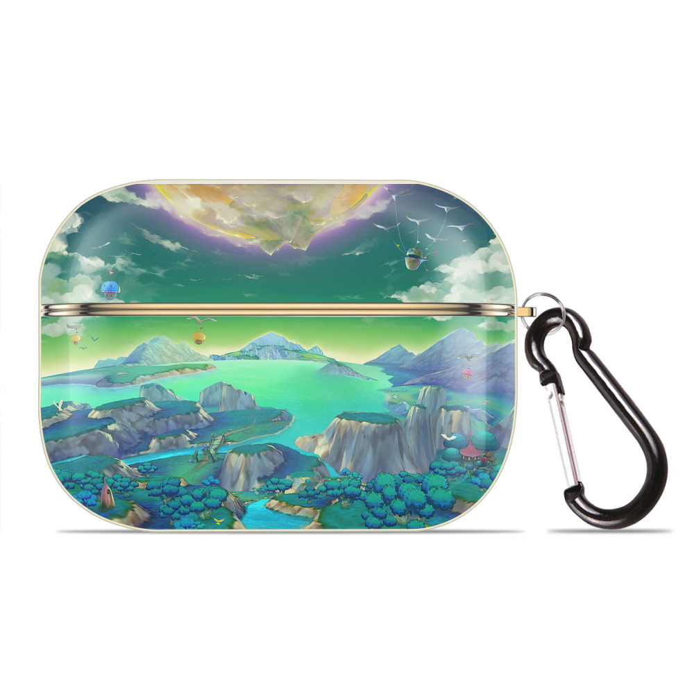 （画像用） ドラゴンクエスト Doragon Kuesuto Dragon Quest 【AirPods Pro用】ハードシェル保護ケース｜耐衝撃・防指紋・カラビナ付き商品仕様