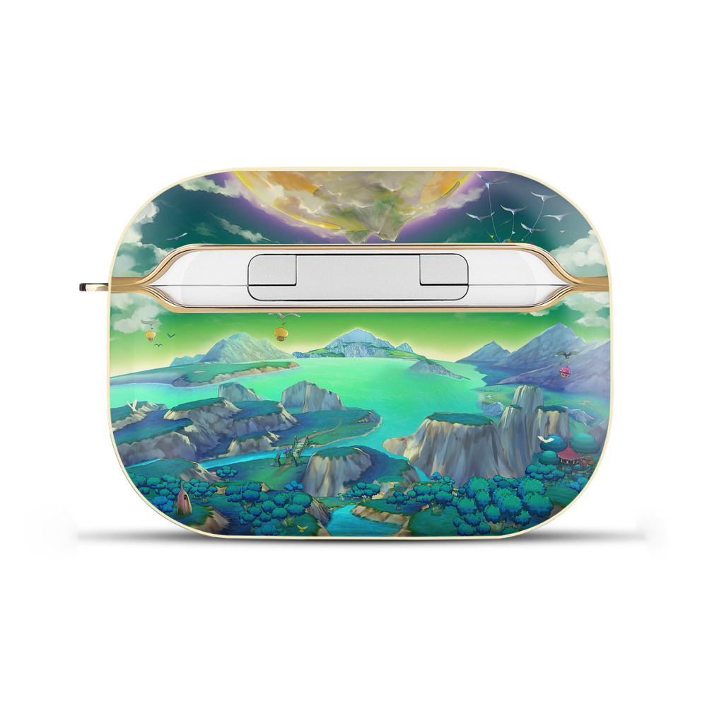 （画像用） ドラゴンクエスト Doragon Kuesuto Dragon Quest 【AirPods Pro用】ハードシェル保護ケース｜耐衝撃・防指紋・カラビナ付き商品仕様