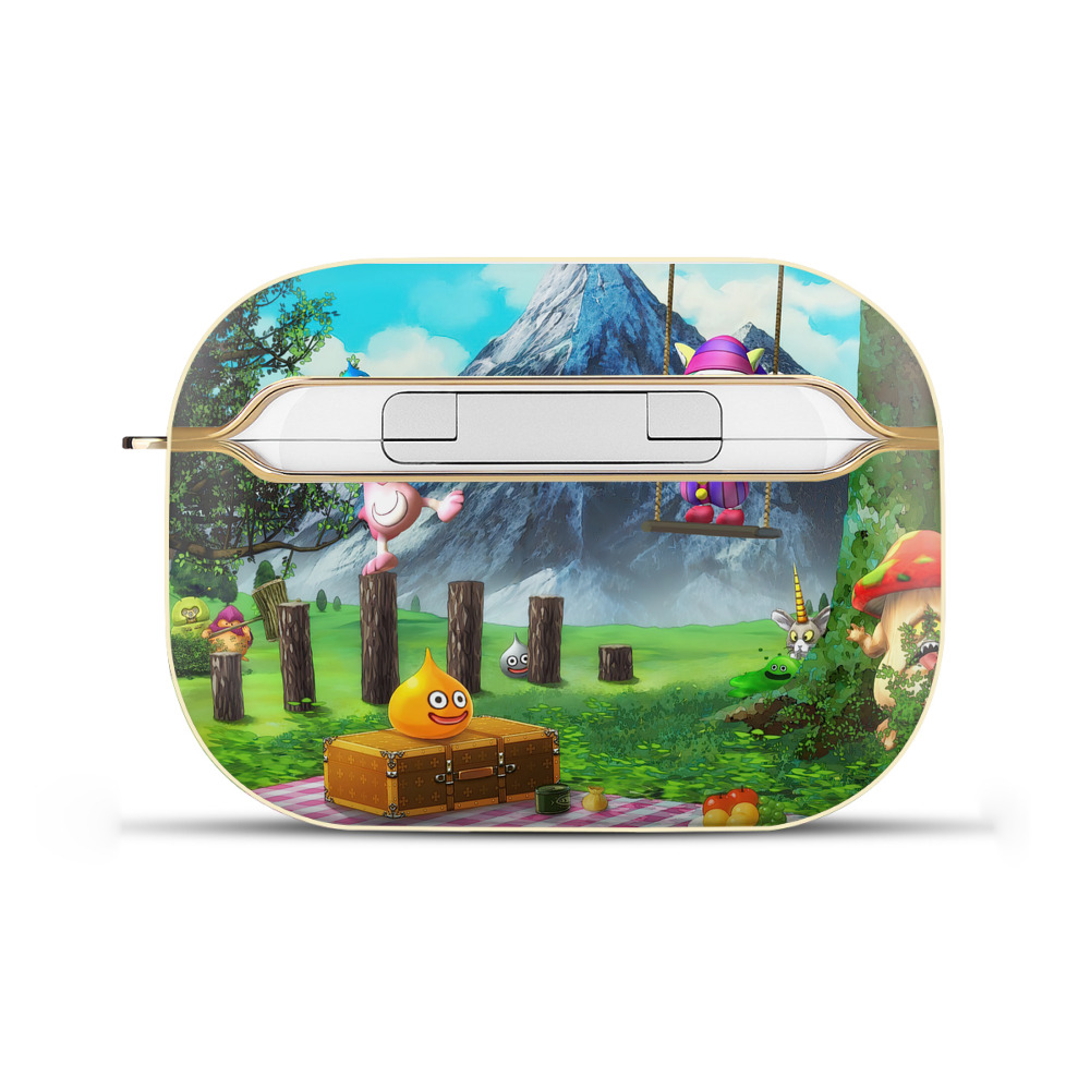 （画像用） ドラゴンクエスト Doragon Kuesuto Dragon Quest 【AirPods Pro用】ハードシェル保護ケース｜耐衝撃・防指紋・カラビナ付き商品仕様