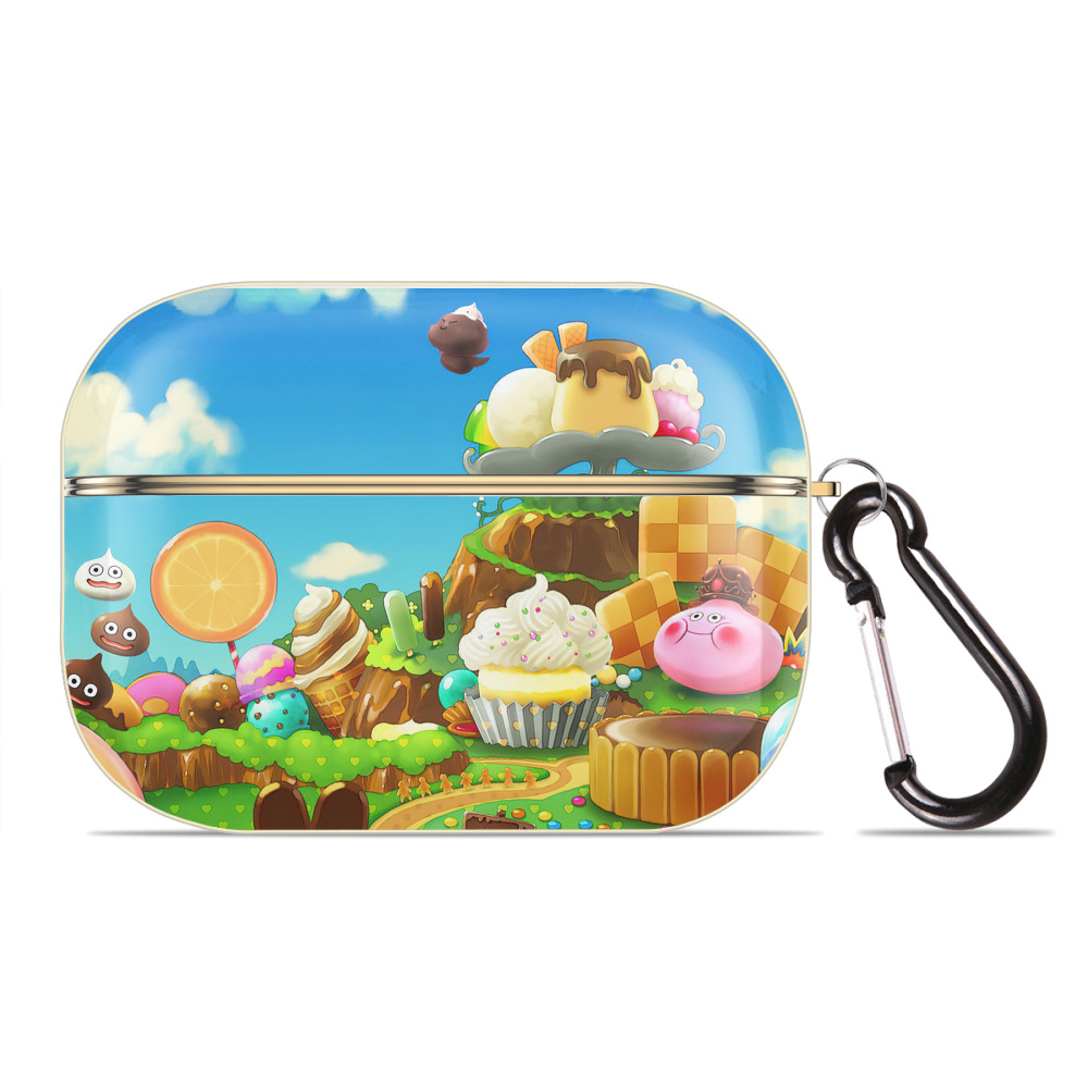 ドラゴンクエスト Doragon Kuesuto Dragon Quest 【AirPods Pro用】ハードシェル保護ケース｜耐衝撃・防指紋・カラビナ付き商品仕様