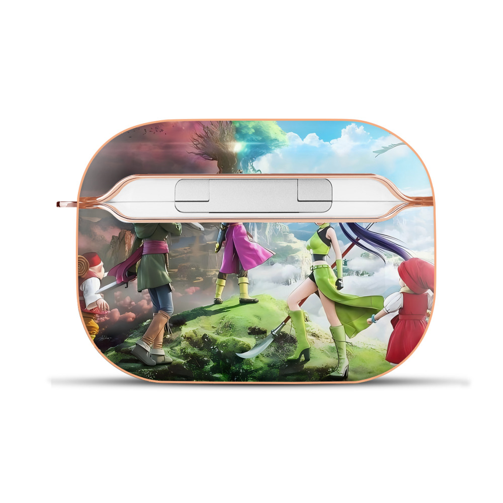 ドラゴンクエスト Doragon Kuesuto Dragon Quest 【AirPods Pro用】ハードシェル保護ケース｜耐衝撃・防指紋・カラビナ付き商品仕様